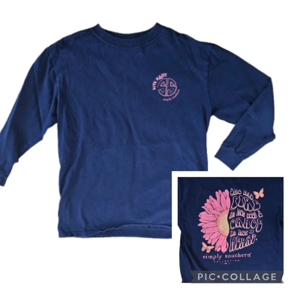 Simply Southern Girls Long Sleeve T-Shirt - Picture 1 of 4